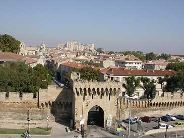 Avignon city walls