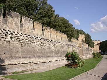 Avignon city walls