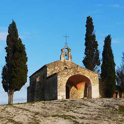 Eygalières et la chapelle Sainte-Sixte