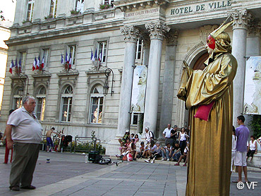 place de l'horloge Festival d'Avignon 2010