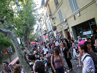rue des teinturiers festival d'Avignon 2010
