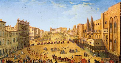 cortège du vice-légat par Claude Marie Gordot, 1774 - musée Calvet, Avignon