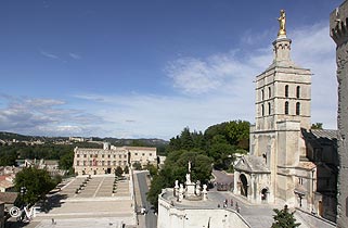 Palais vieux  Palais des Papes  Avignon &copy; VF  