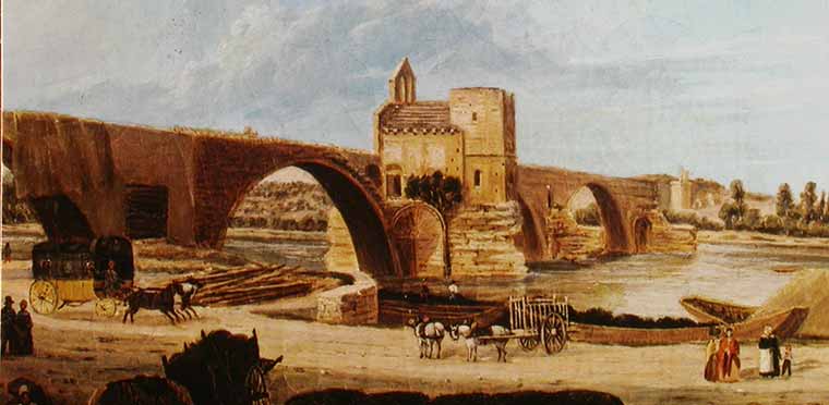 pont_saint_benezet_peinture dans les évènement qui font l'histoire