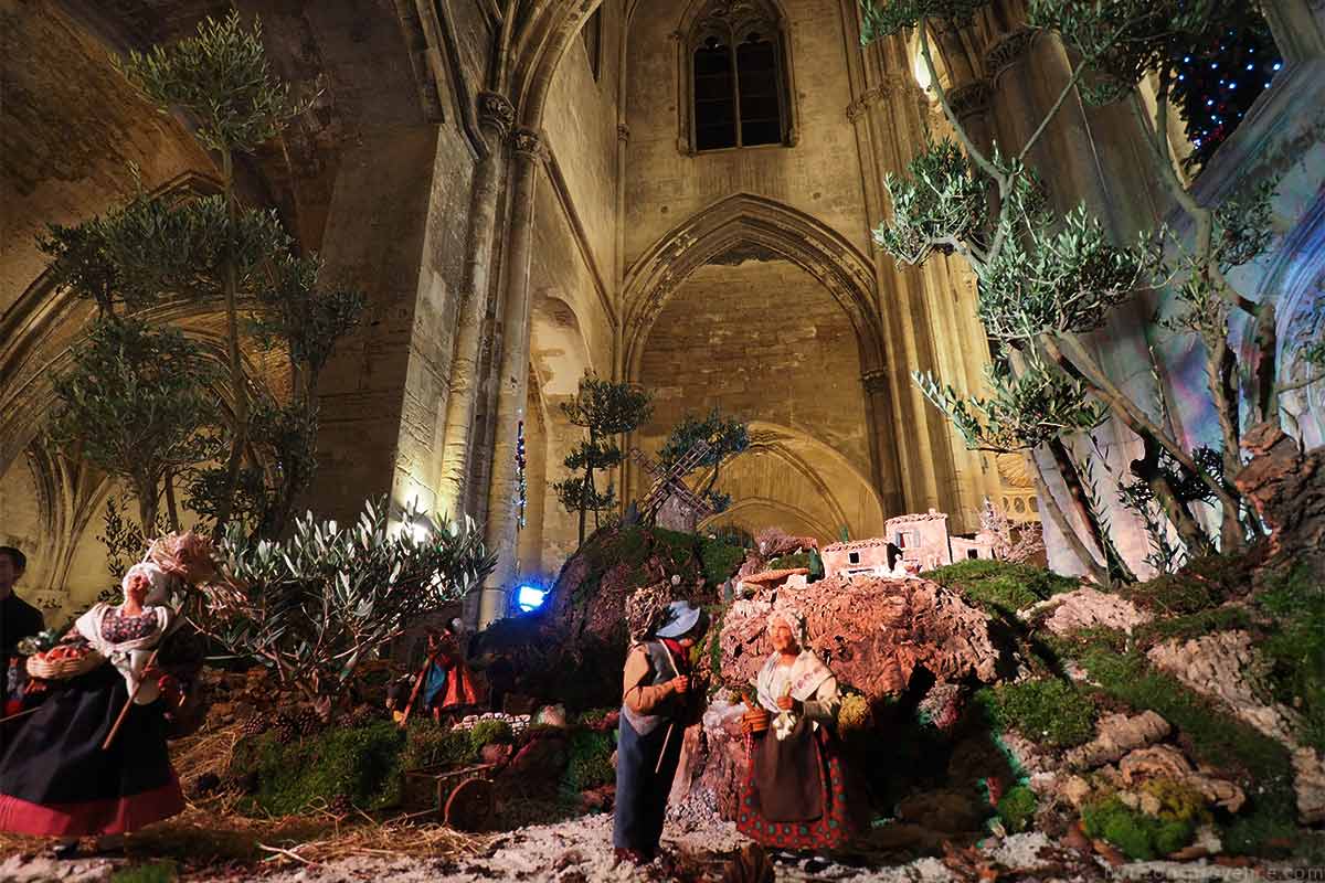 Crèche de Noël à Avignon