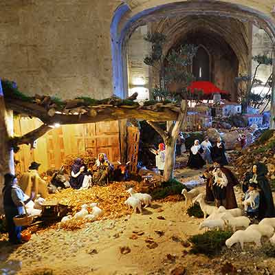 Crèche de Noël Eglise des Célestins