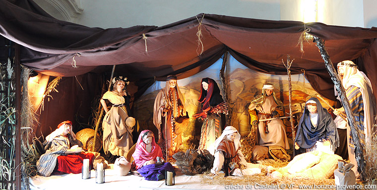 crèche de Noël Castellet © VF