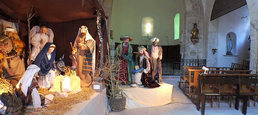 crèche de Noël  Castellet © VF