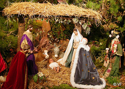 crèche de Noël à Mane en Provence © VF