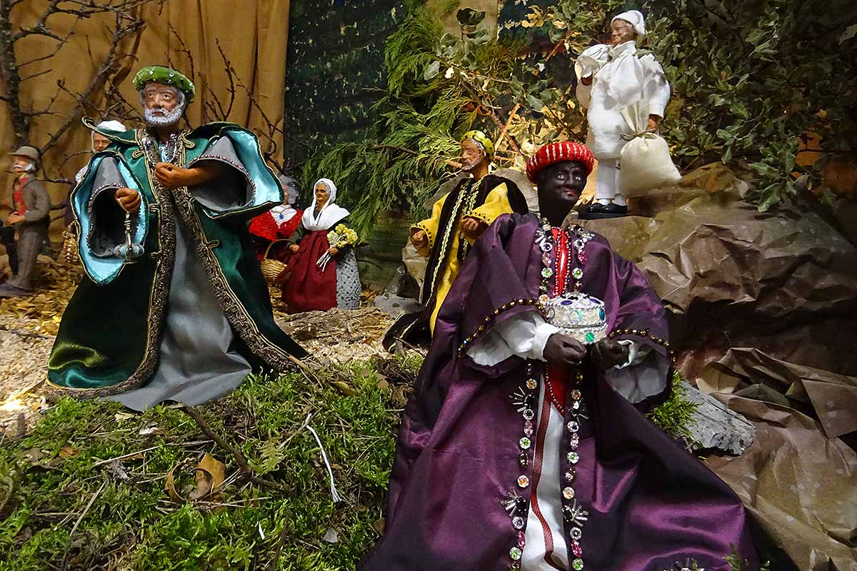 Crèche de Noël à Montfavet