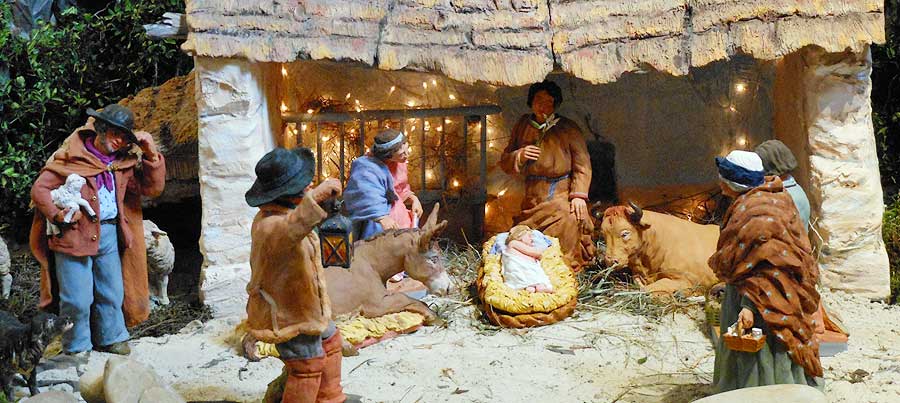 Crèche de Noël Pujaut