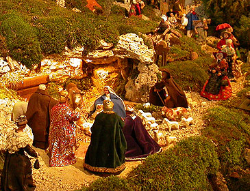 crèche de Noël à Reillane en Provence © VF