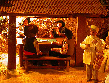 crèche de Noël à Reillane en Provence © VF