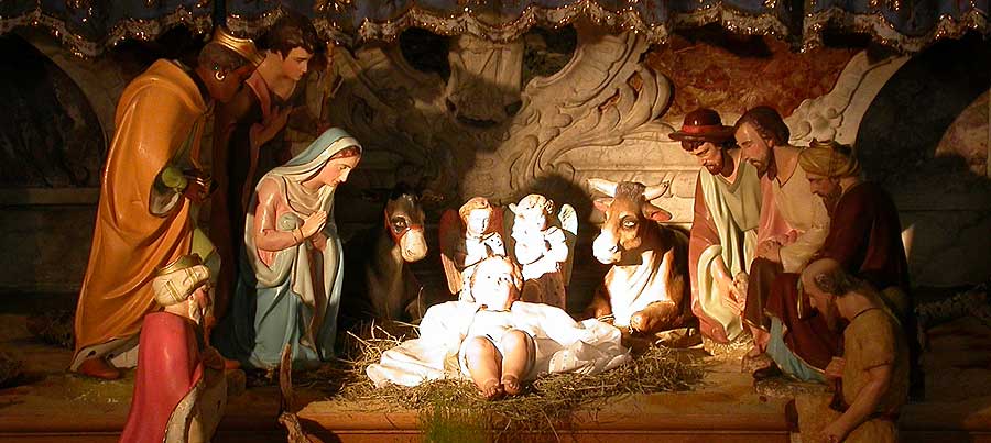 crèche de Noël à Reillane en Provence © VF