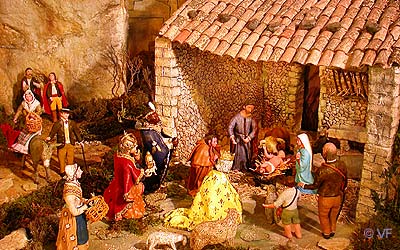 cr&egrave;che de No&euml;l &agrave; Reillane en Provence &copy; VF