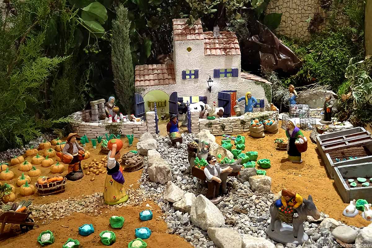 Crèche de Noël à Monteux