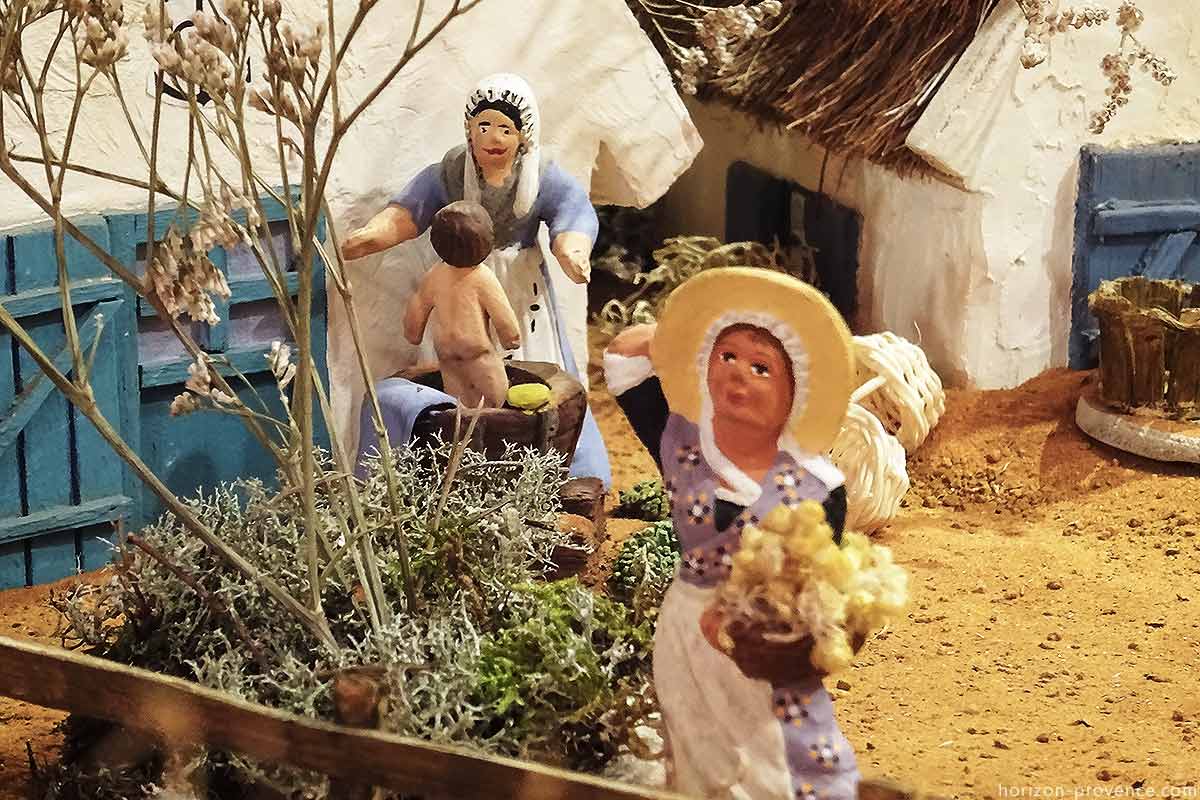 Crèche de Noël à Monteux