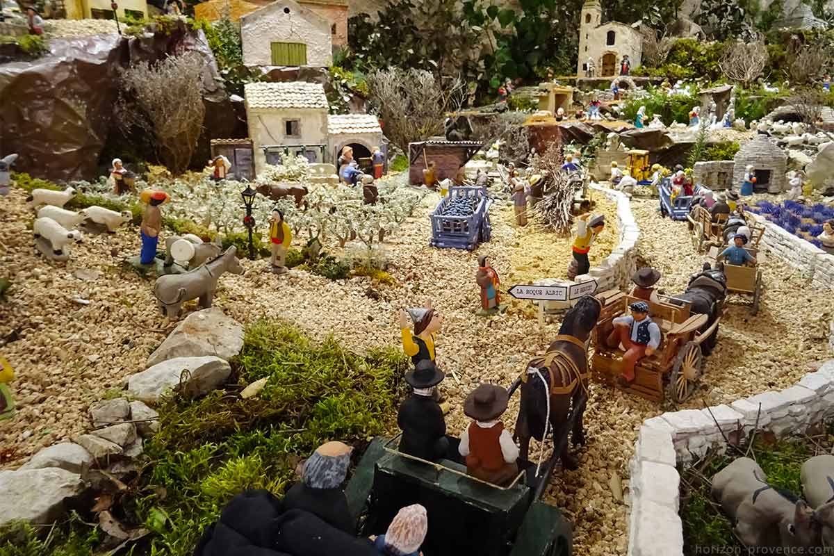 Crèche de Noël à Monteux