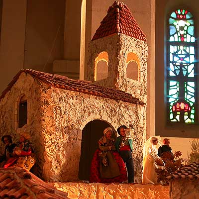 Cr&egrave;che de No&euml;l de Banon  en Haute Provence