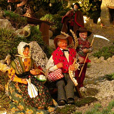 Crèche de Noël de Reillane en Haute Provence 