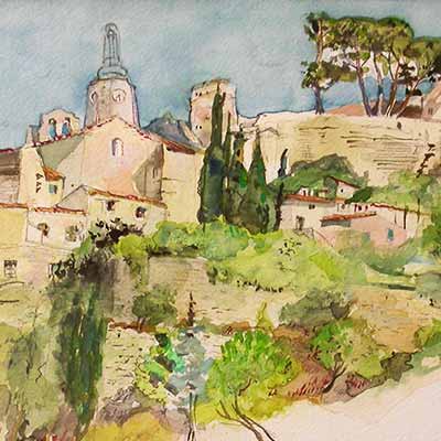 Peintre en Provence  Anne-Marie Descotes-Genon