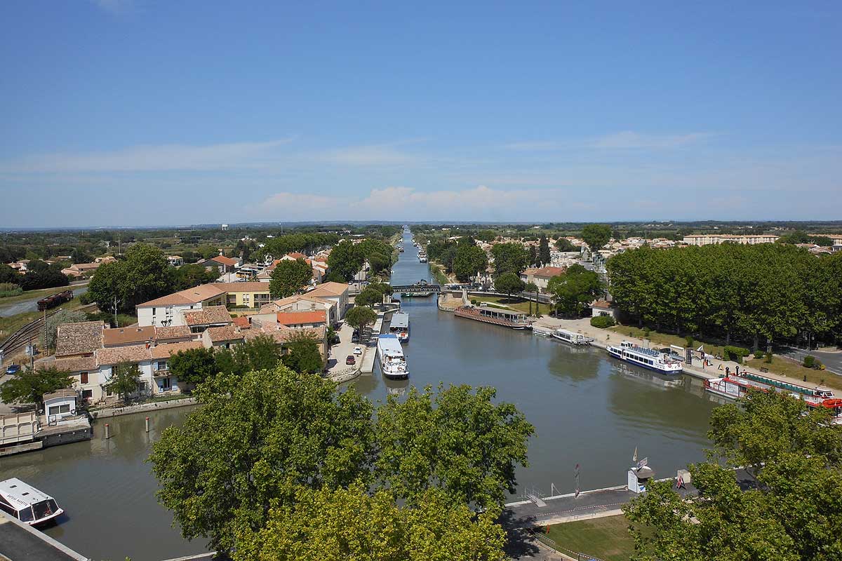 Aigues Mortes canal du midi