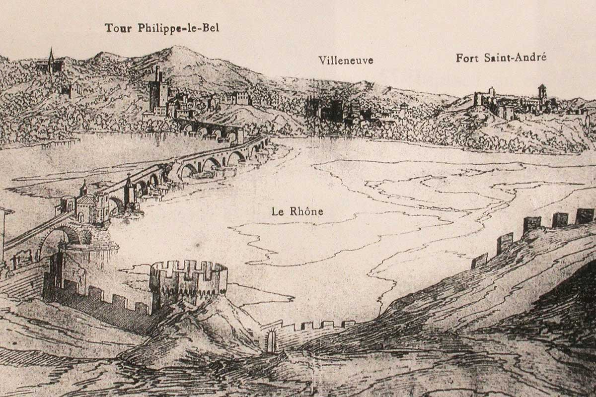 l'Ile de la Barthelasse au 14ème siècle