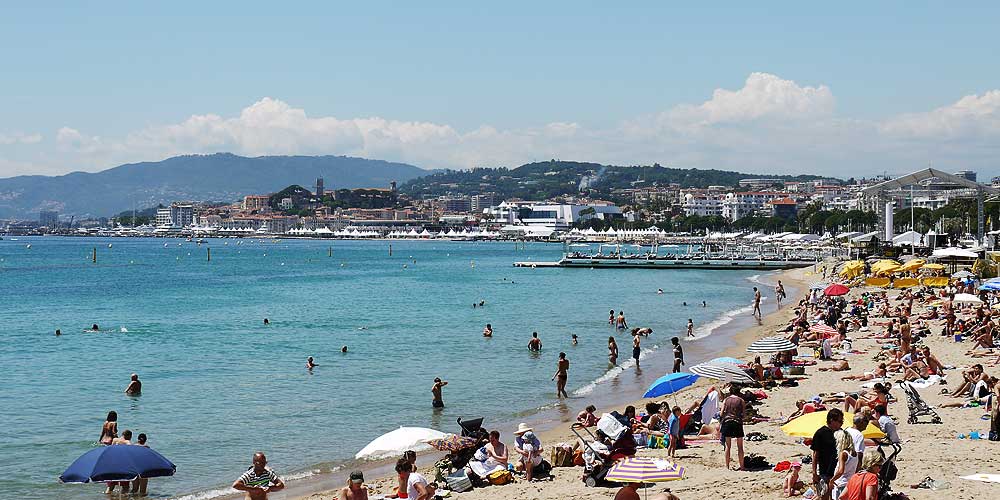 Cannes plage Croisette © VF
