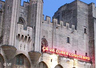 Festival d'Avignon 2004 - Palais des Papes © VF