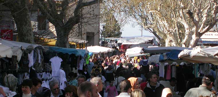 Marché à Forcalquier en Haute Provence | Photos Horizon Provence