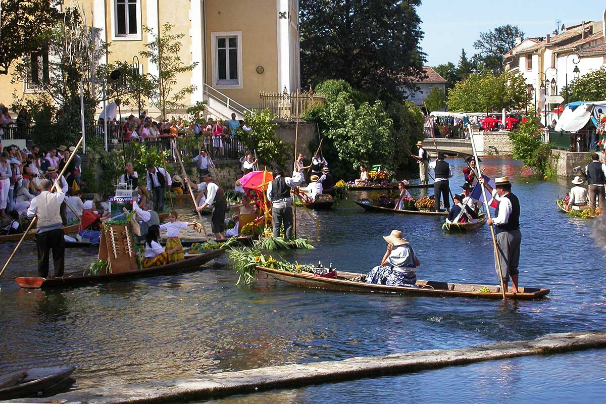 Marché flottant Isle sur la Sorgue