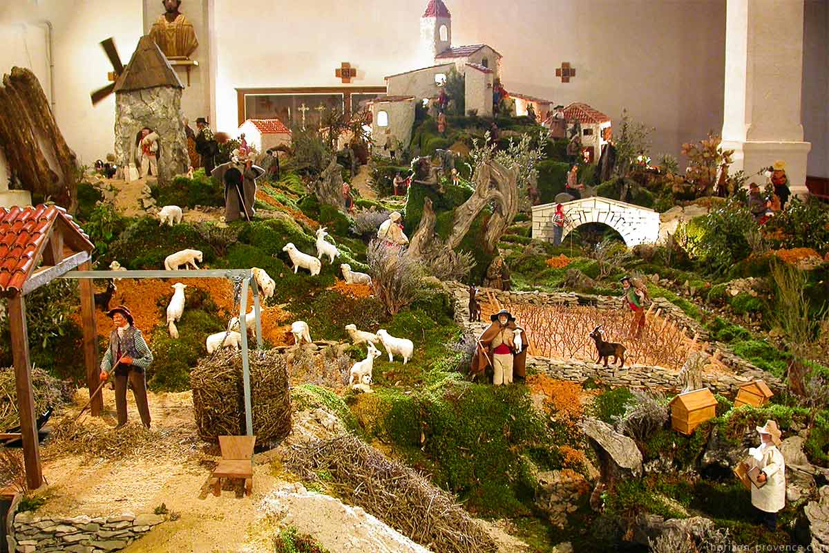 Crèche de Noël à Banon (2005) © VF