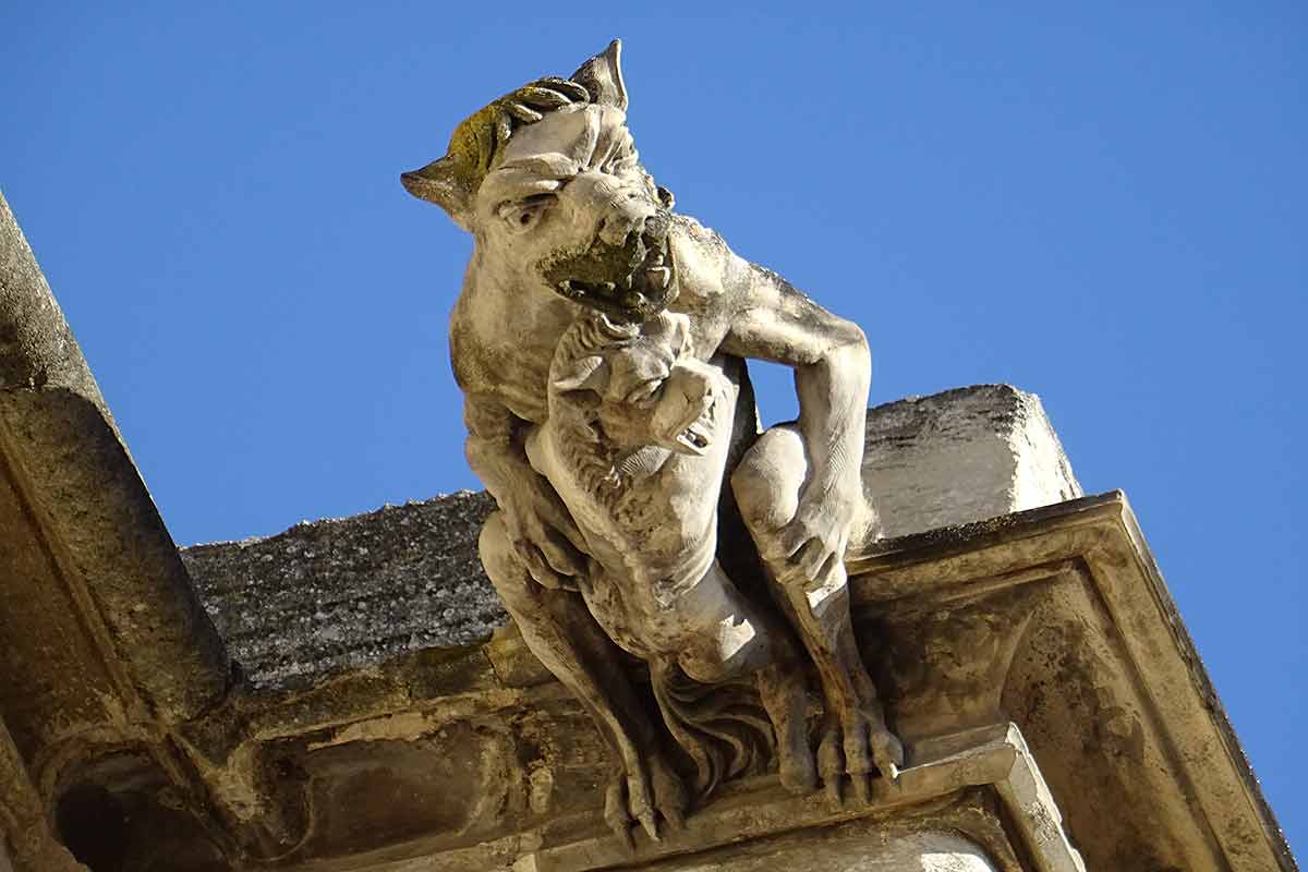 Gargouille sur la cathédrale Saint-Siffrein