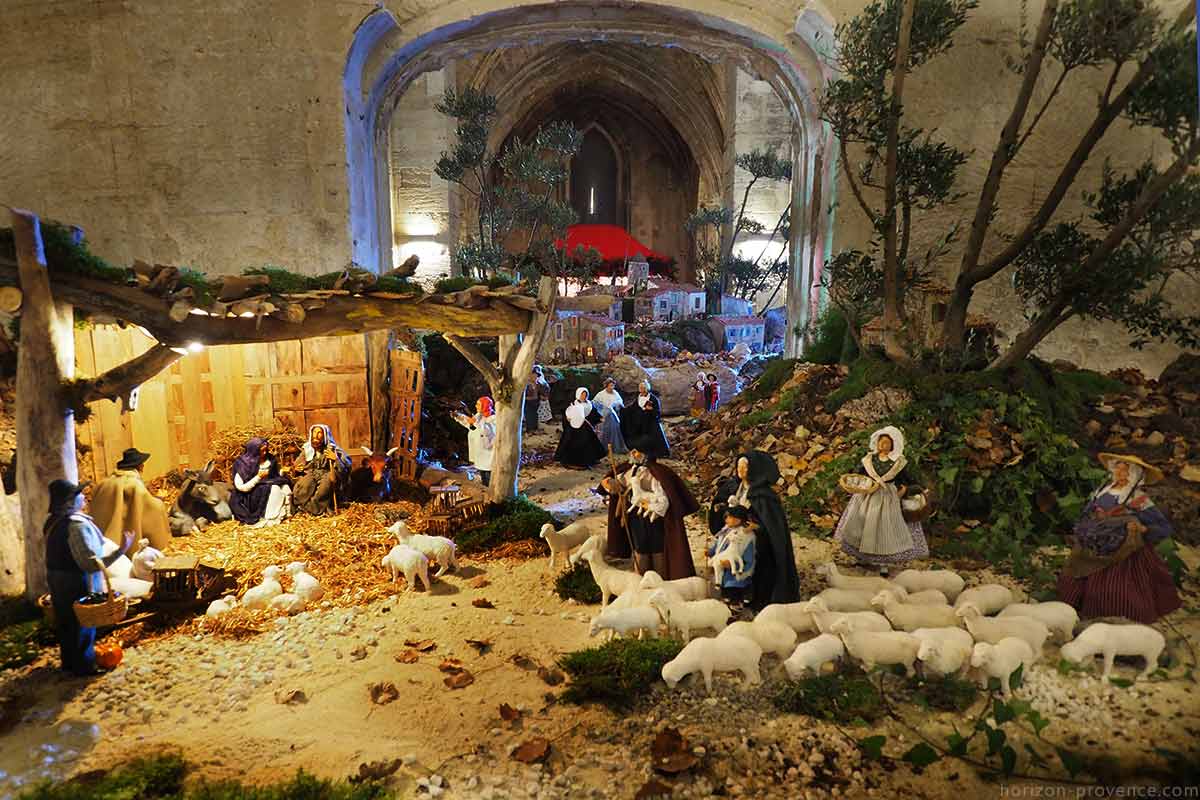 Crèche de Noël à Avignon