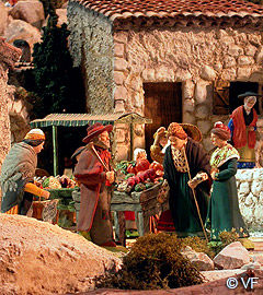 Crèche de Noël Avignon © VF