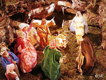 Crèche de Noël à Banon en Provence © VF