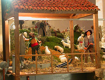 Crèche de Noël à Banon en Provence © VF