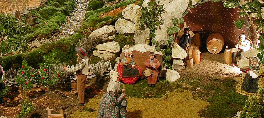 Crèche de Noël à Banon en Provence © VF