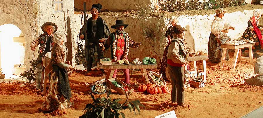 Crèche de Noël à Banon en Provence © VF
