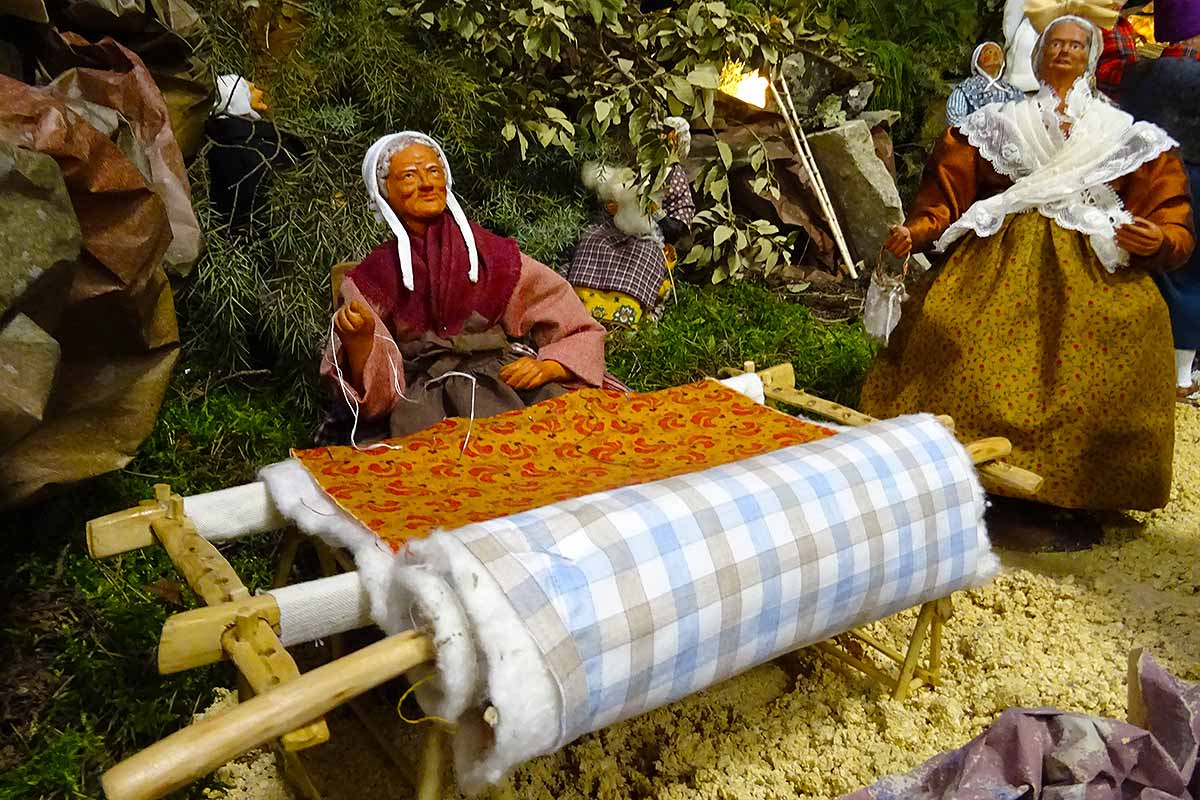Crèche de Noël à Montfavet