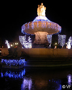 noël fontaine rotonde Aix