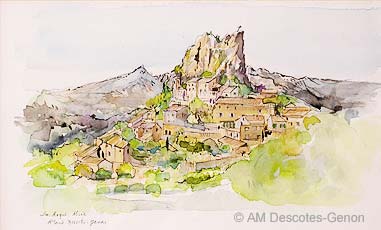 Peinture Provence  © AM Descotes-Genon