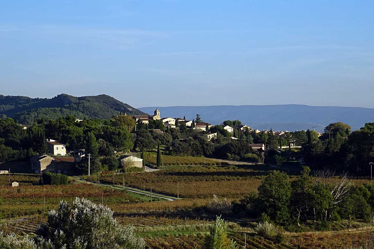 Vacqueyras, village viticole © VF