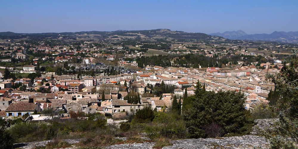 Vue de Vaison-la-romaine