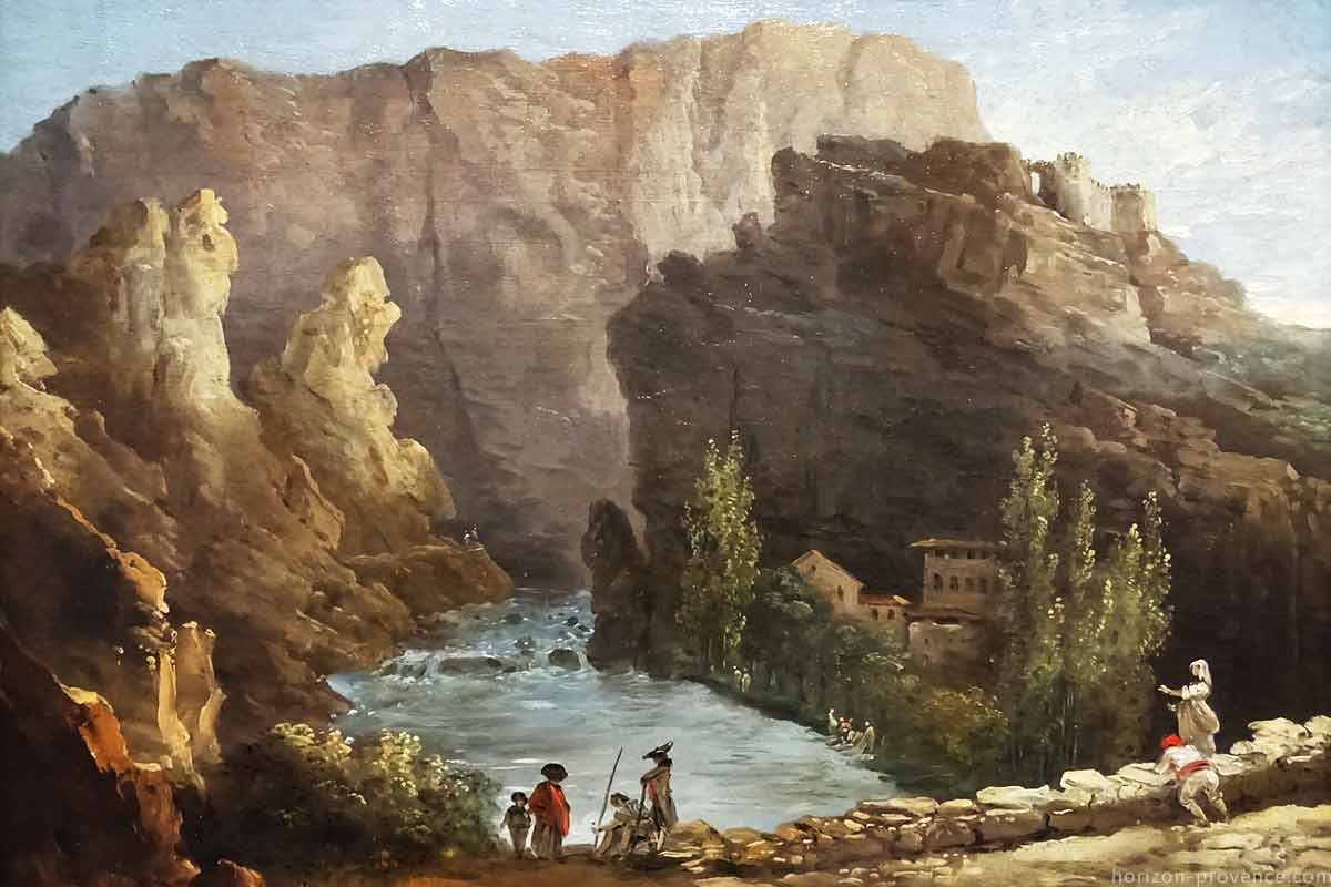Fontaine-de-Vaucluse - Hubert Robert - 1783