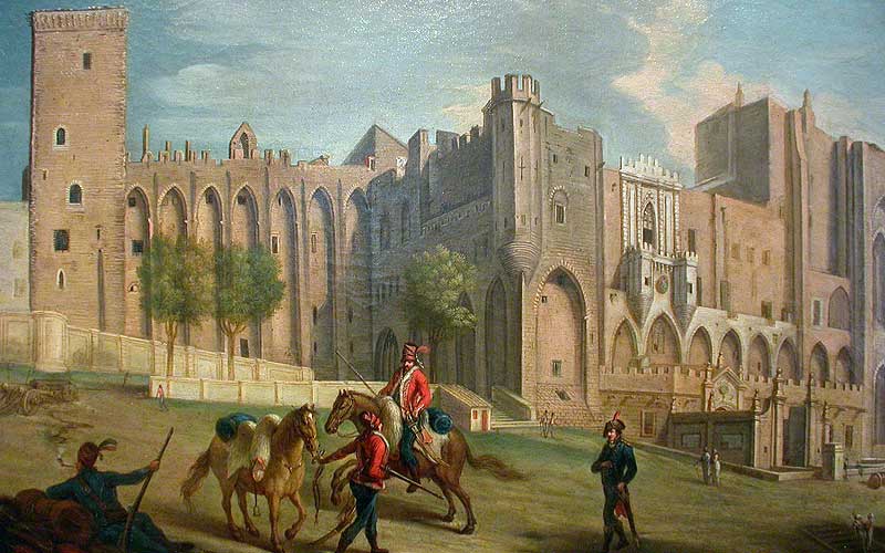Palais vieux Palais des Papes Avignon © VF