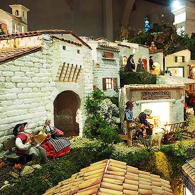 Crèche de Noël de Banon  en Haute Provence