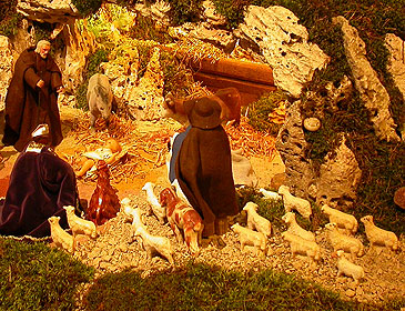 crèche de Noël à Reillane en Provence © VF