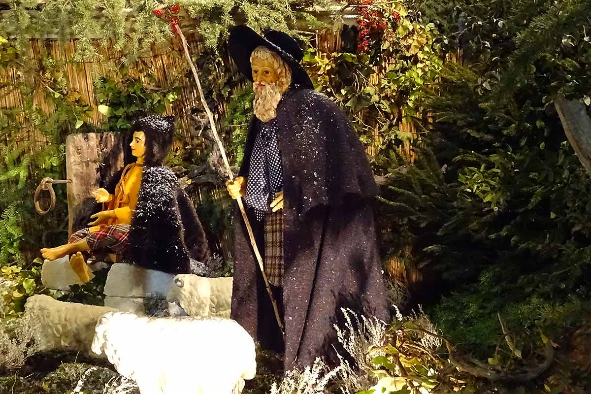 Crèche de Noël à Venasque © VF