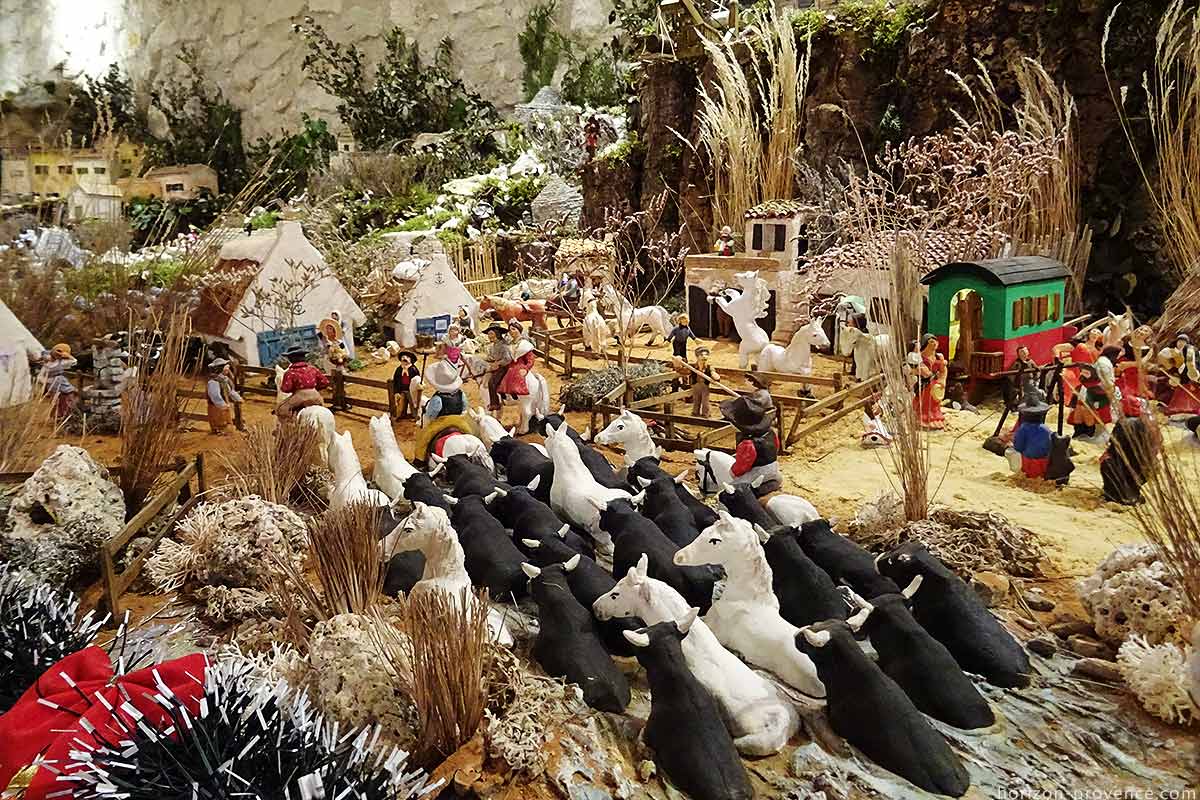 Crèche de Noël à Monteux